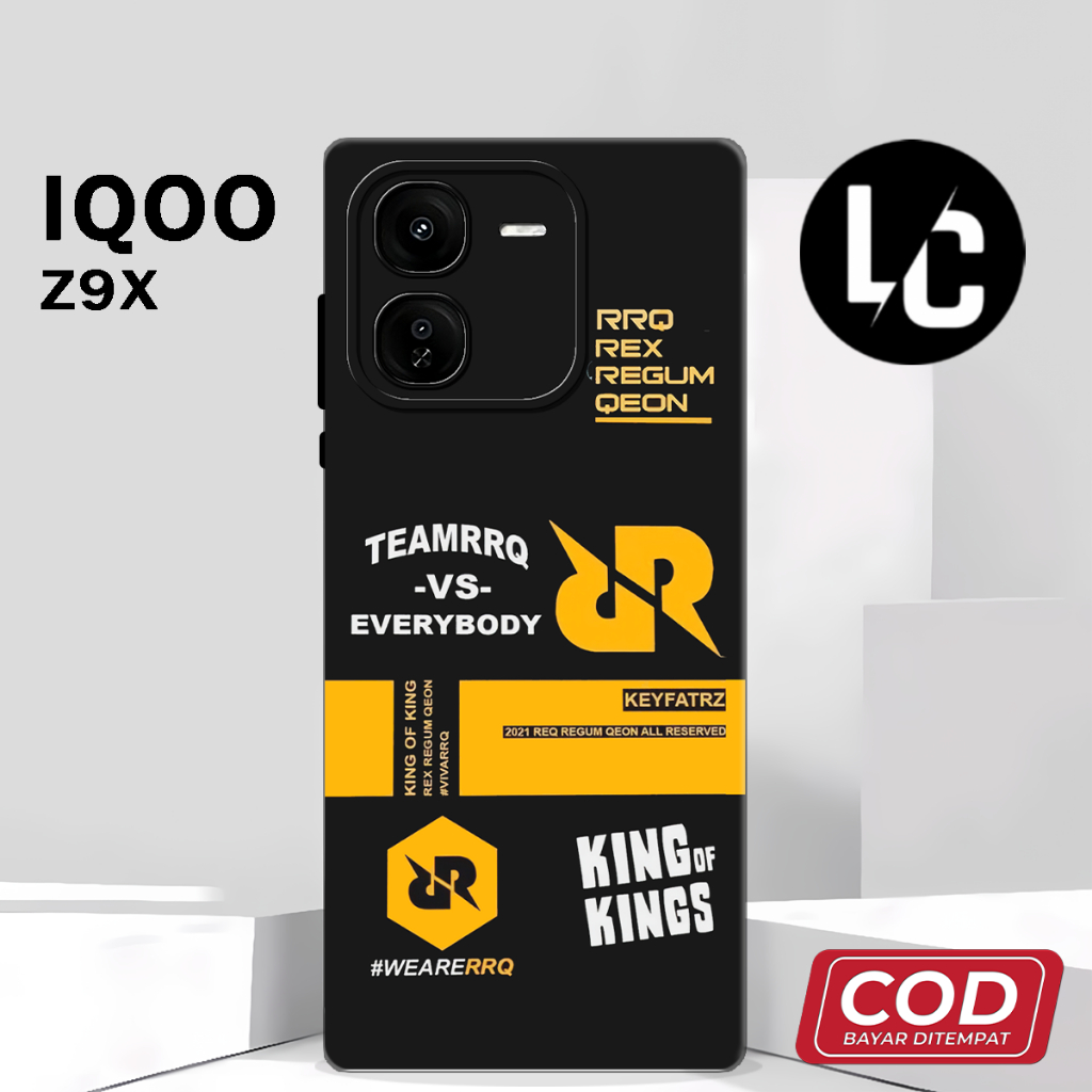 ( AQ 22 ) ยืดหยุ่นยาง Softcase สําหรับ vivo iQOO Z9x ซิลิโคน l Pro กล้อง l ล่าสุด casual l เคสสําหรั