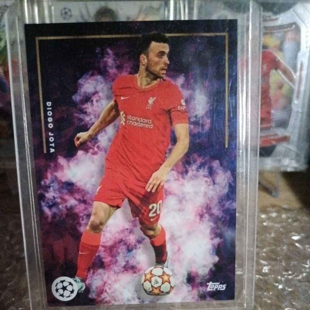 การ์ดฟุตบอลพรีเมี่ยม Diogo Jota Topps Jose Mourinho