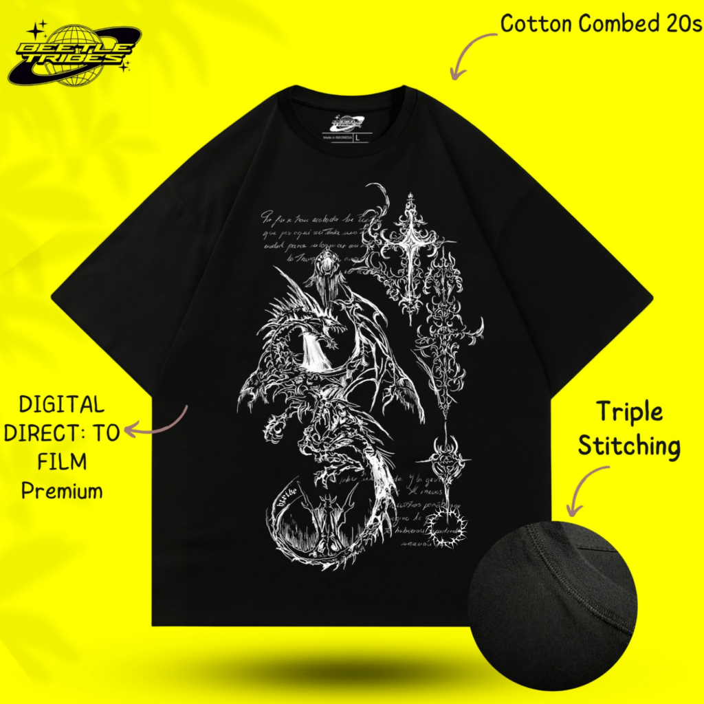 KATUN GOTHIC GOTHIC GOTHIC | เสื้อยืด Distro Mens and Womens Cotton Combed 20s Premium THICK Cotton