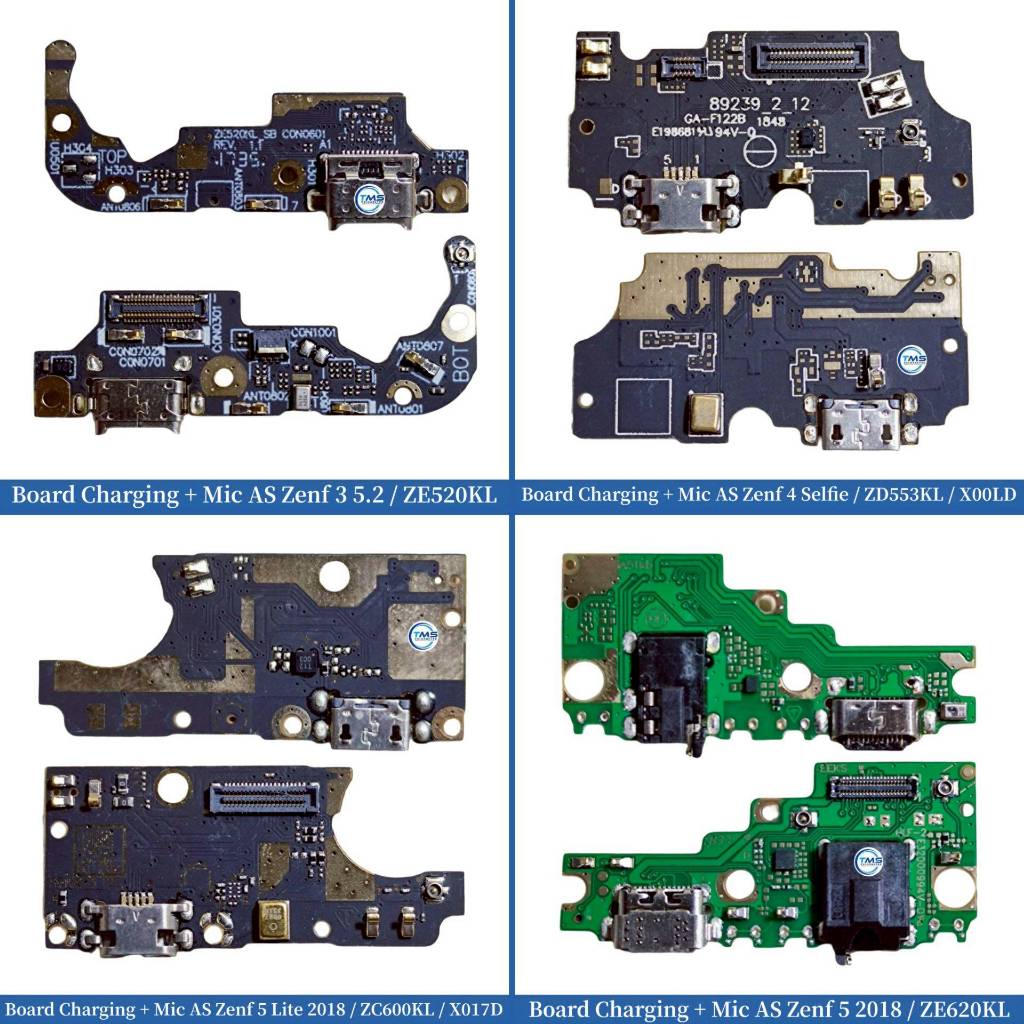 แท่นชาร์จ + แท่นชาร์จ + ไมค์ Asus Zenfone 3 5.2 ZE520KL - Zenfone 4 Selfie ZD553KL - Zenfone 5 Lite 