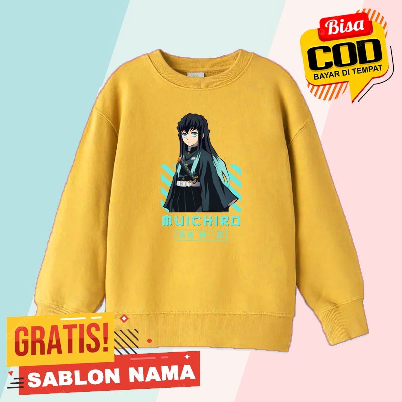 Demon Slayer Muichiro Kids Sweater / Demon Slayer Muichiro Boys & Girls Jacket