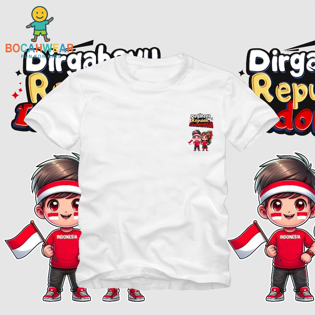 เสื้อยืด MOTIF CHILDRENS, TOPS สําหรับ CHILDREN AGED 1-10 ปี, เสื้อผ้าเด็ก 17 AUGUST, 17 AUGUST, IND