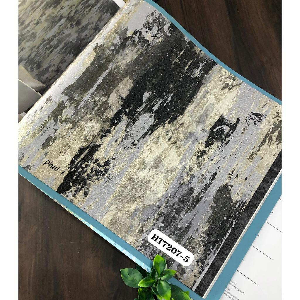 COZY MODERN INFINITY BLACK GREY CEMENT ABSTRACT WALLPAPER