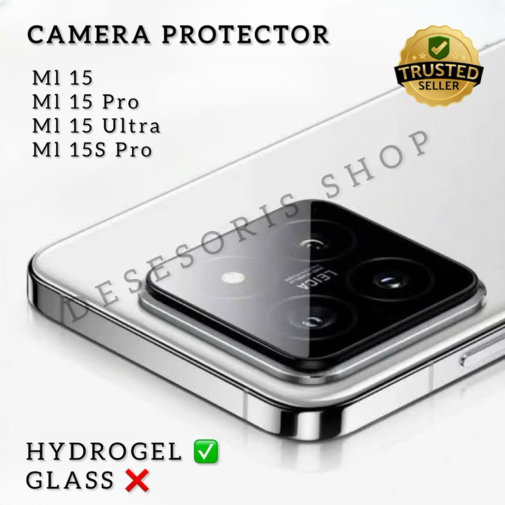 กล้องกันรอยขีดข่วน Xiaomi 15 Pro / Mi 15 / 15 Ultra / 15s Pro Hydrogel ตัวป้องกันกล้อง Xiaomi