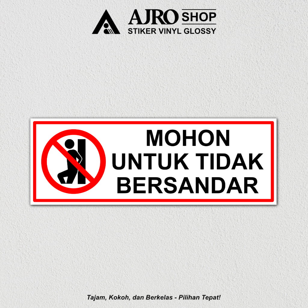 Please Do Not Leaving - ขนาด 28.5x10 / 20x7 Cm