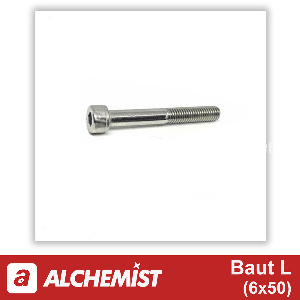 Universal 6x50 L-Bolts สําหรับทุกยี่ห้อ / Universal 6x50 L-Bolts สําหรับรถจักรยานยนต์อัตโนมัติ