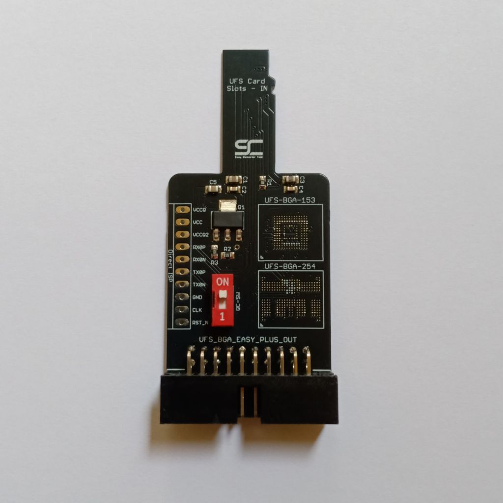 SMART CONNECTOR UFS Card Reader F64 กล่องซ็อกเก็ต BGA Easy JTAG Plus Original BGA 153 254 โดยตรง ISP