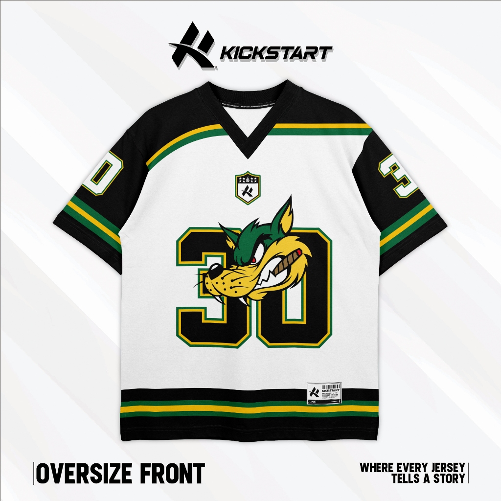 WOLVES Retro Vintage Oversize Oversize Oversize Jersey เบสบอล Streetwear รักบี้ Y2K Boxy Jersey NFL 