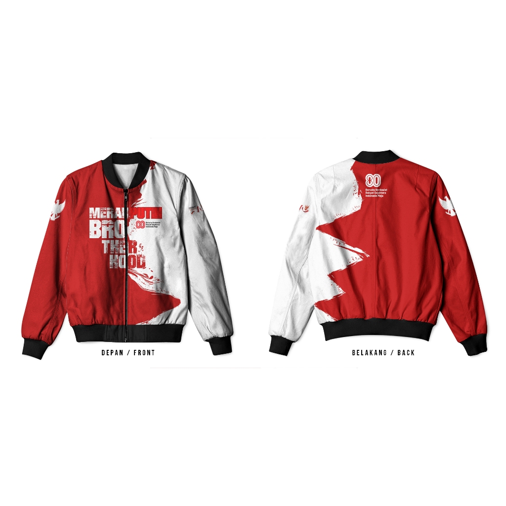 สาธารณรัฐจีน 80th Anniversary Bomber Jacket เสื้อแจ็คเก็ตพิเศษสําหรับสาธารณรัฐ 80th of Indonesia Ann