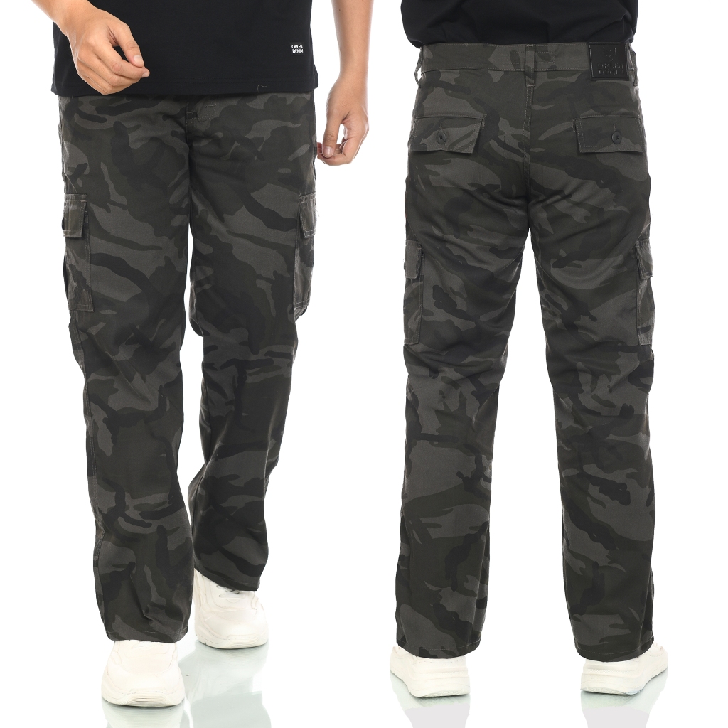 ช่างไม้ Camo Baggy Baggy Gombrong Skena กางเกงลายพรางยาวผู้ชาย/กางเกงช่างไม้ผู้ชาย