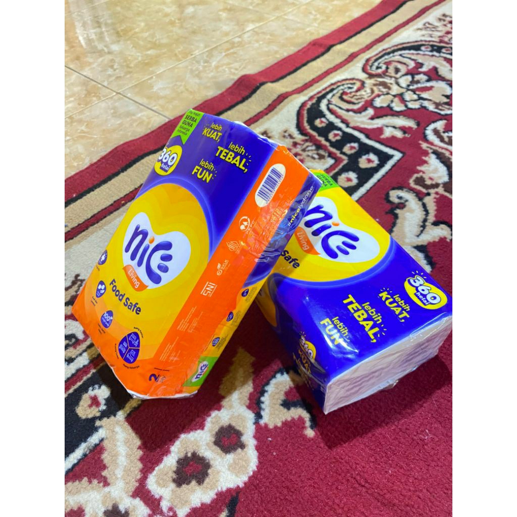 [Bundling 3 ชิ้น] กระดาษทิชชู่ Nice Living 360 แผ่น