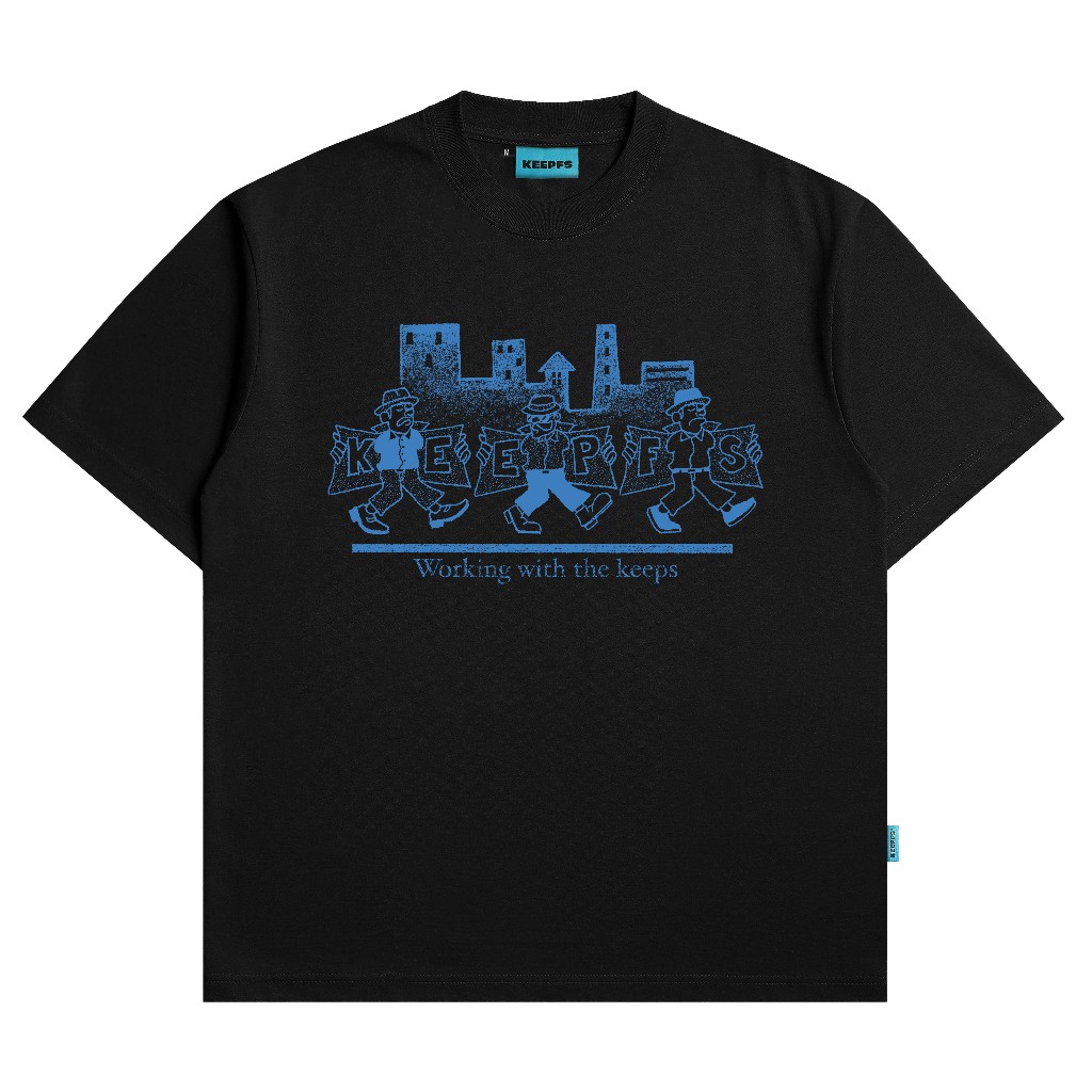 KEEPFS | เสื้อยืด 16s สีดํา | Valley Valley Valley Valley Valley