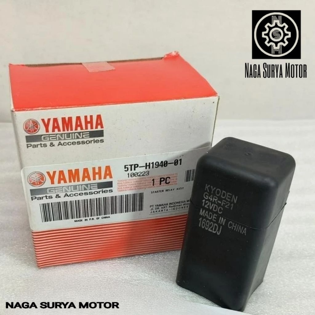 Bendik รีเลย์สตาร์ทสวิตช์ Mio J GT Soul GT 115 XRide 115 Vixion NVL 5TP-H1940-00/01 ORI YGP