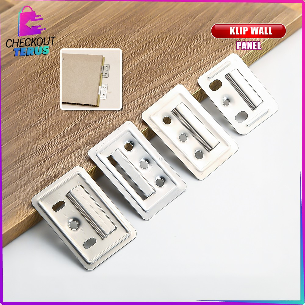 CT C1305 WPC Wall Panel Bracket Anti-Rust Wall Hook / WPC Wall Bracket คลิปแผงมัลติฟังก์ชั่น Board H