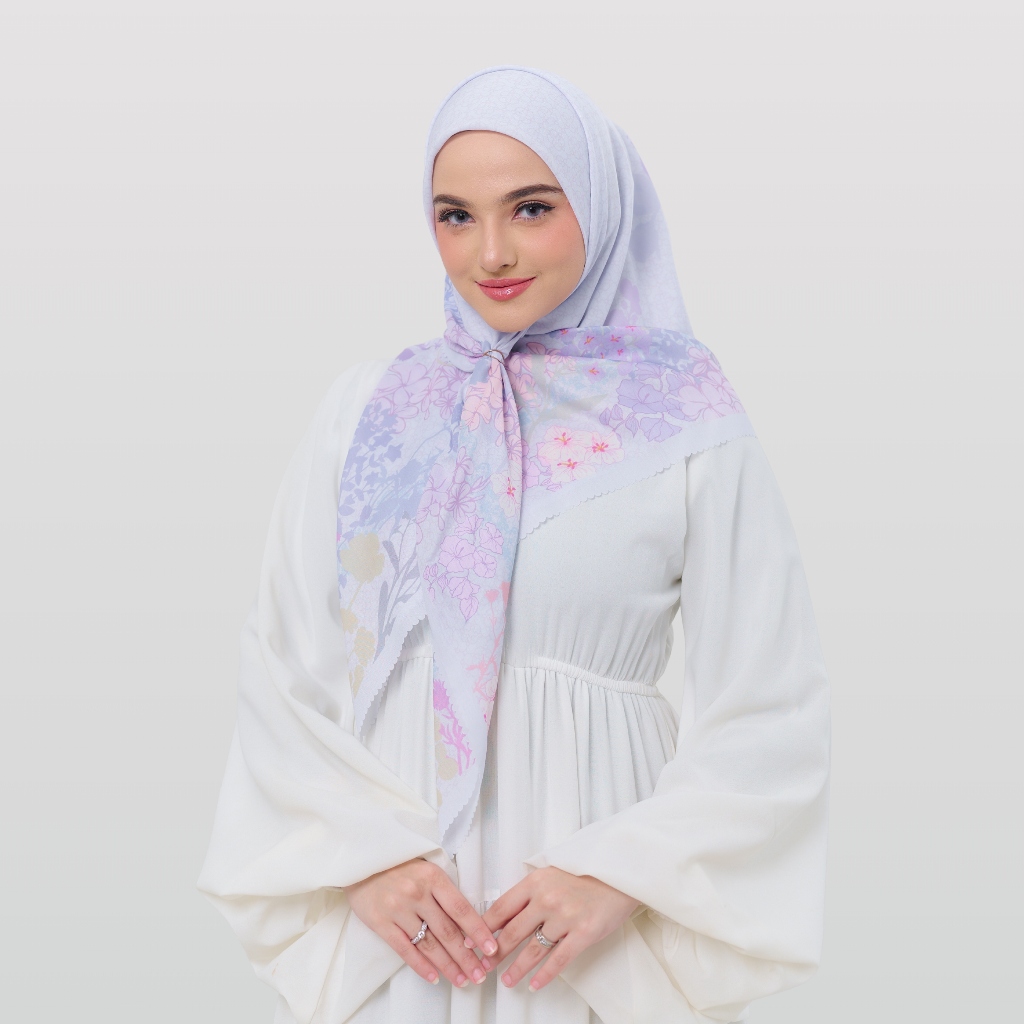 Pinme - Zendaya Series Blue Orchid Voal Premium