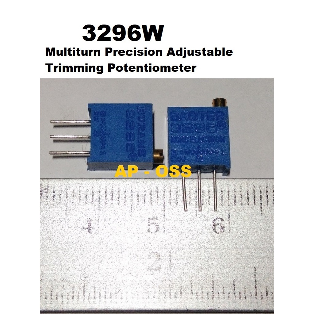 1 ชิ้น VR 3296W 2M 200K 20K 2K 200 Ohm Multiturn Trimpot Precision 205 204 203 202 201 Precision ปรั