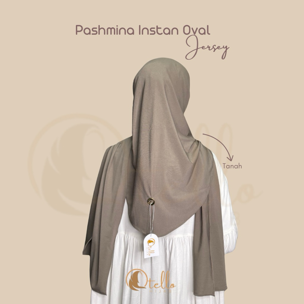OTELLO HIJAB - เสื้อสําเร็จรูปรูปไข่ Pashmina | Pashmina Hijab ทันที สบาย