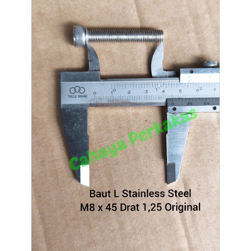 CR Stainless Steel L Bolt M8 x 45 Dart 1/6 Full Dart Original Motorcycle Car