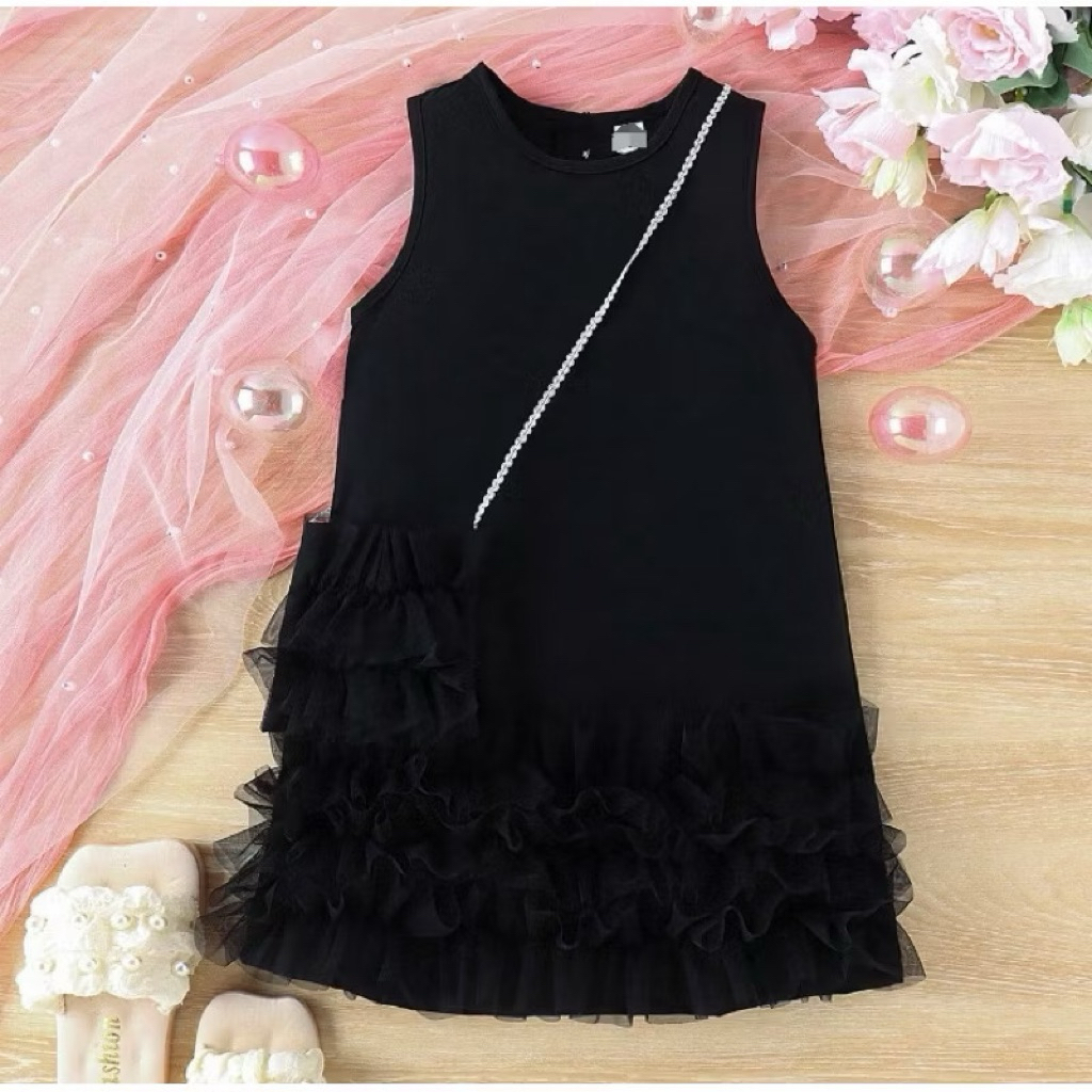 [3-7th] GIRLS PARTY DRESS GET A BAG (MONA)