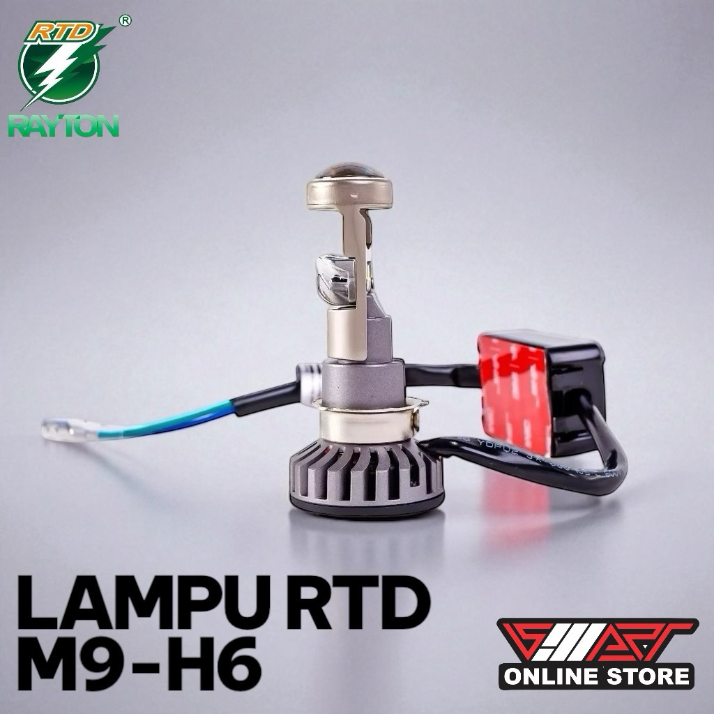 โคมไฟ LED 6 ด้าน RTD RAYTON M9 H6, M8C- H4 BILED 12 VOLT สีขาว CHAYA
