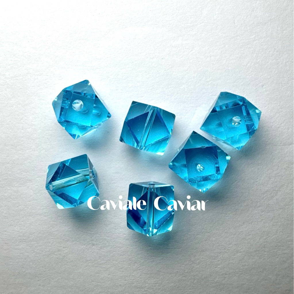 A5 เช็ก 6 มม. Hexa/Helix Tube 6 ชิ้น | หลอดคริสตัล Hexa 6 มม. A5 คริสตัล| อุปกรณ์เสริม DIY | คาเวียเ