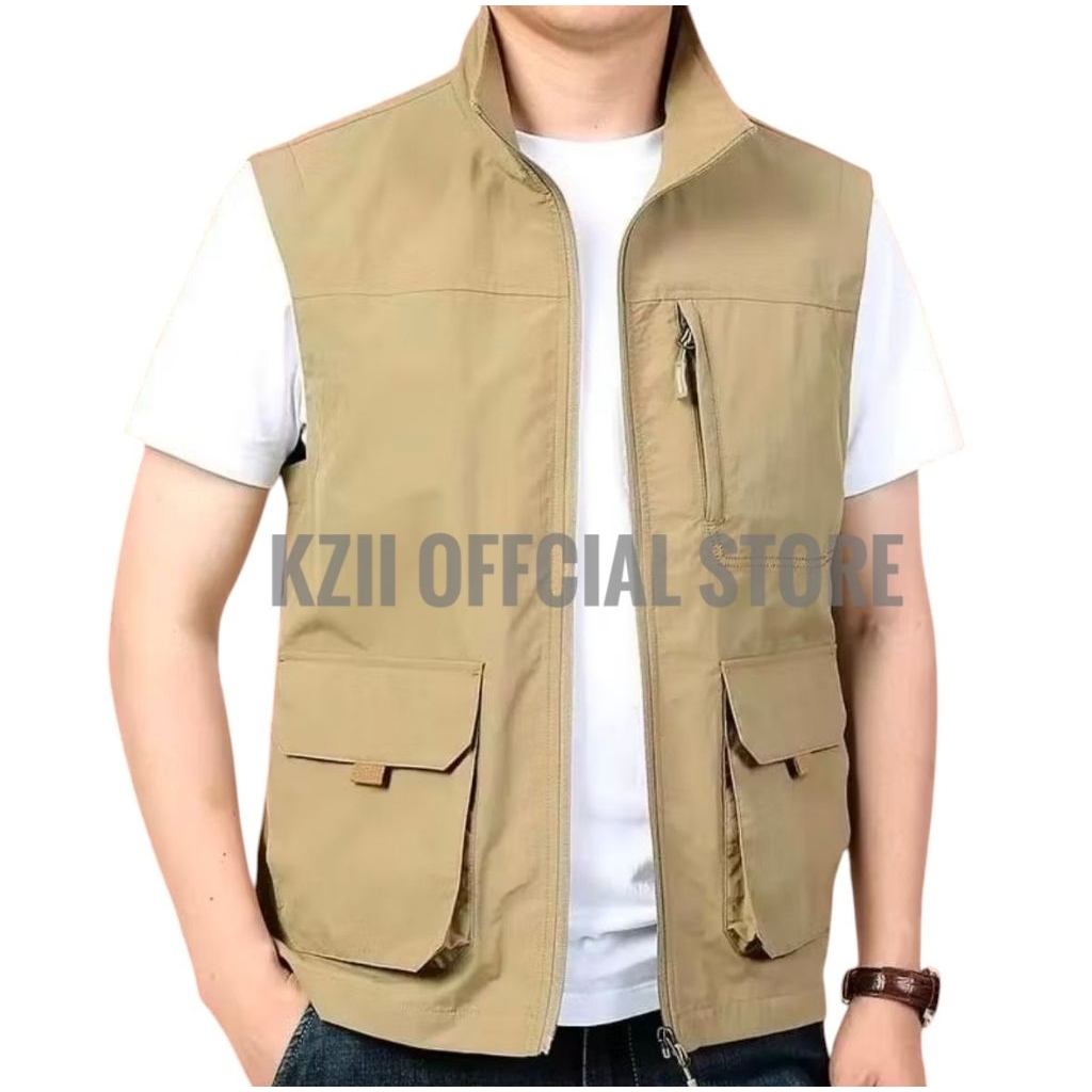 Mens VEST MOTORCYCLE VEST SAFETY VEST ภายนอก TACTICAl VEST