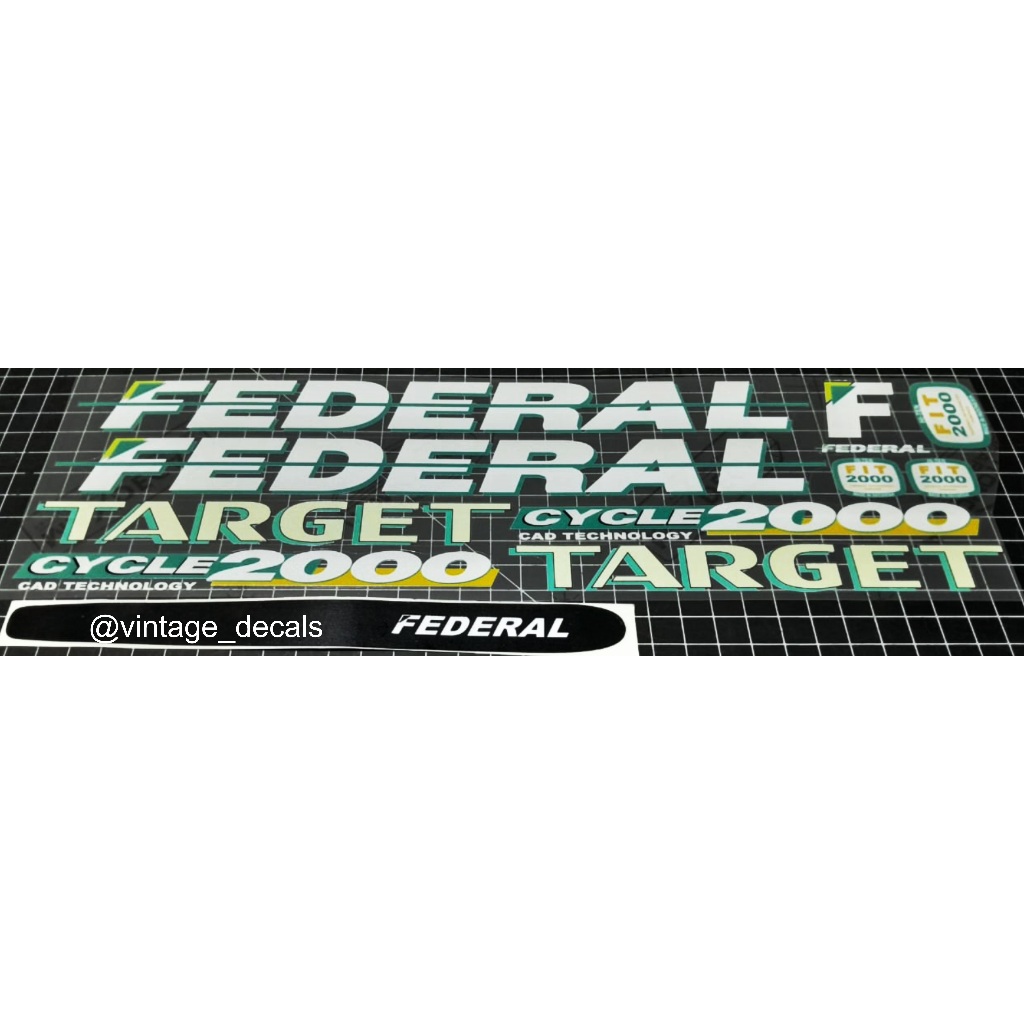 สติ๊กเกอร์ federal TARGET fit2000