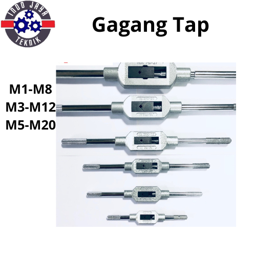 Handle Tap Handle Tap M1-M8 M3-M12 M5-M20 Hand Tap Manual Tap Clamping Tool