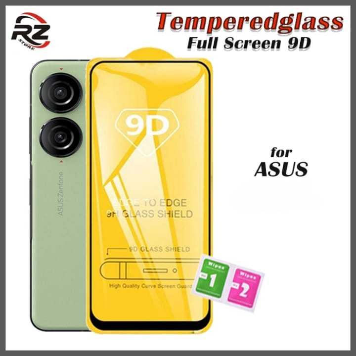 กระจกนิรภัย ASUS TG FULL 9D กระจกใส ZENFONE 5Q 5Z 5 6 2018 LIVE L1 L2 RZ HP อุปกรณ์เสริม