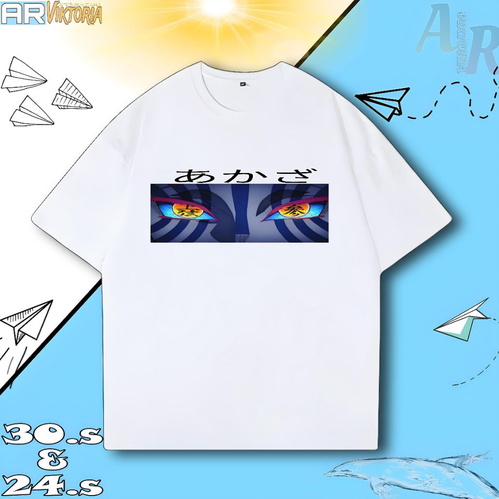 เสื้อยืด AKAZA ANIME DEMON SLAYER