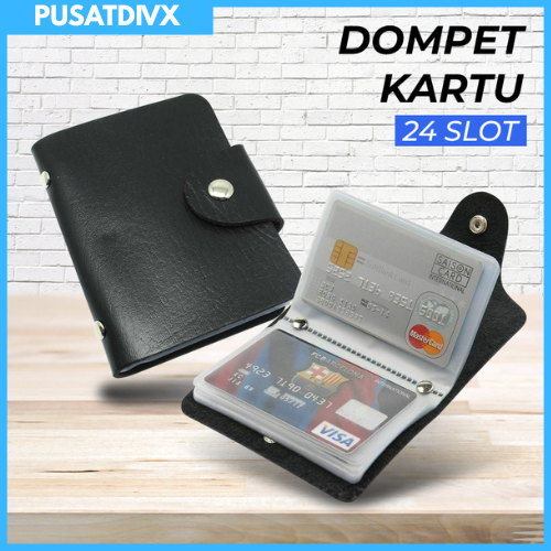 VIP SANJI MINIMALIST CARD WALLET PU LEATHER CARD WALLET 24 ช่อง