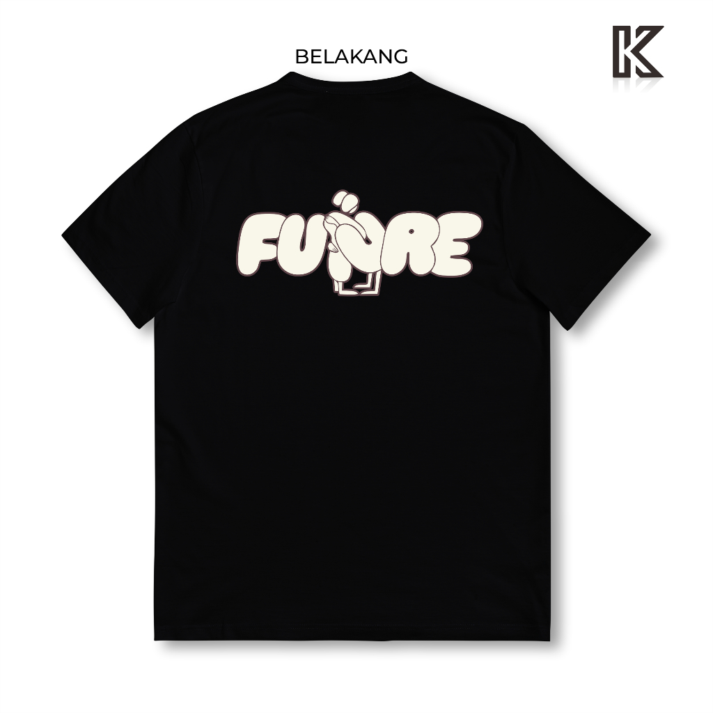 KATUN เสื้อยืดสตรีทแวร์ Unisex สีดําขาว | วัสดุผ้าฝ้ายหวี 24 วินาที | KALLOSTEES MIN17