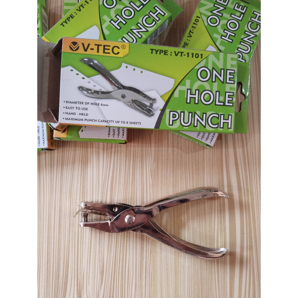 กลุ่มกระดาษ V-TEC ONE HOLE PUNCH V-TEC ONE