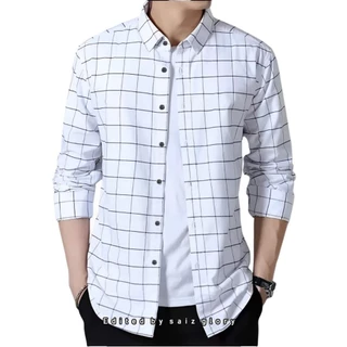 KEMEJA ใหม่ล่าสุด PLAID FLANEL SHIRT CASUAL SHIRT UNISEX FLANEL SHIRT สําหรับผู้ชายและผู้หญิง