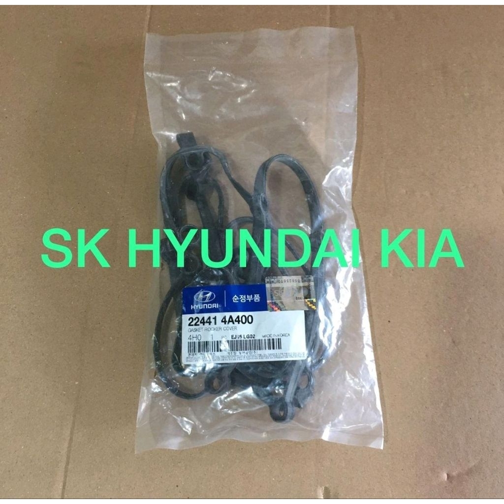 MESIN GASKET PACKING ฝาครอบวาล์ว GASKET COVER HEAD 2244-4A400 HYUNDAI H1 DIESEL ENGINE A1 - ต้นฉบับ