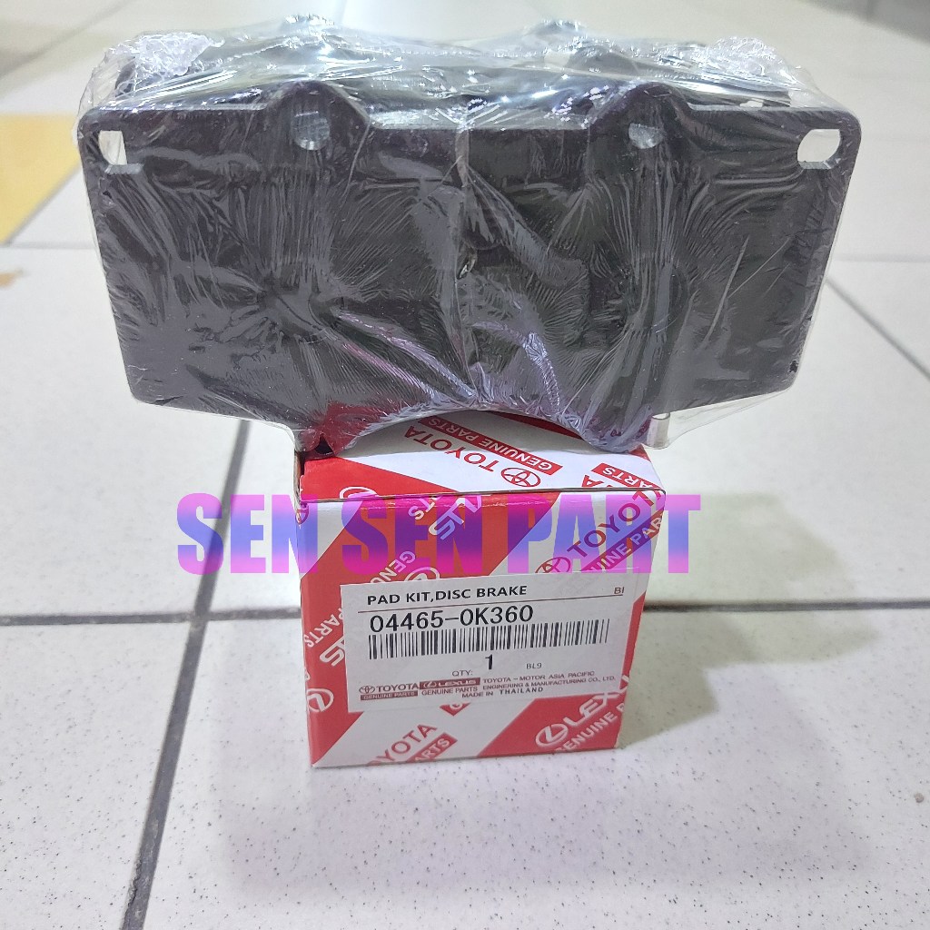 ผ้าเบรค ผ้าดิสเบรคหน้า Hilux Revo DC 2016 Up Fortuner VRZ 04465-0K360/0K370 1Set