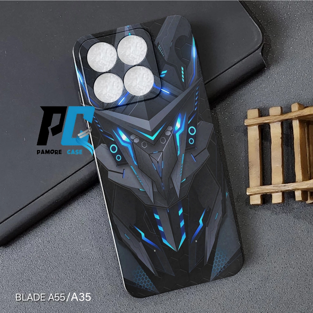 Softcase ZTE Blade A55 - เคสกล้อง ZTE Blade A35 - เคสกล้อง pro - COOL MOTIF - วัสดุยางยืดหยุ่น - เคส