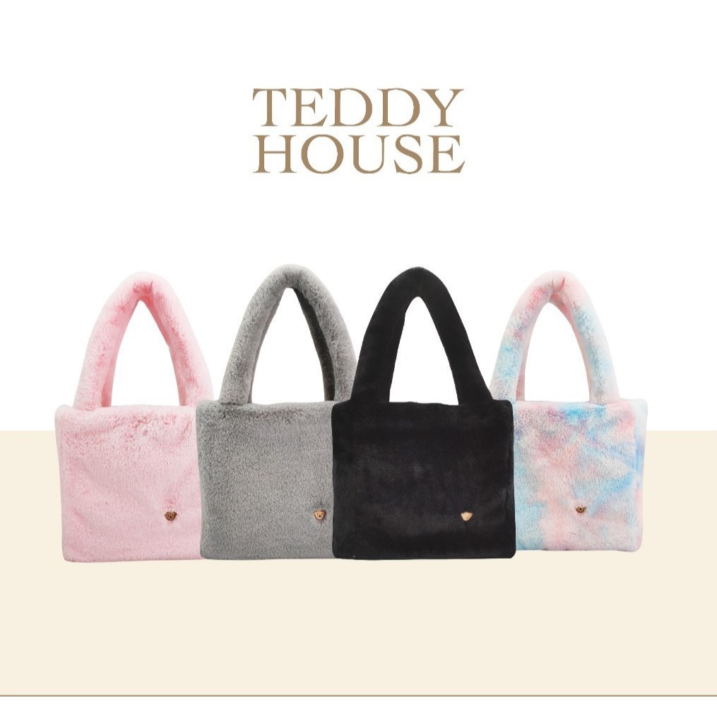 TEDDY HOUSE TOTE BAG