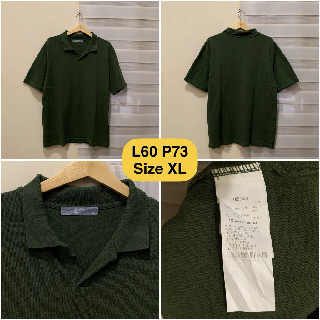 เสื้อโปโล 8 Seconds Olive Original