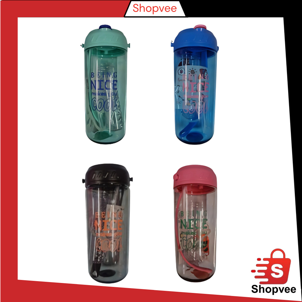 Shopvee BEING NICE MAKE YOU COOL DRINKING BOTTLE / 4 สีเทรนด์ Y3369