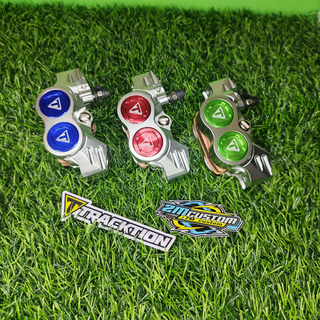 ทรานซิสเตอร์สูตร 4 PISTON SILVER EDITION UNIVERSAL CALIPER TAD RACING 4 PISTON CALIPER AUTOMATIC 4 P