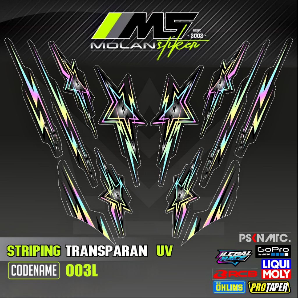 Decal สติกเกอร์ Striping Variation โปร่งใส Uv รถจักรยานยนต์ไฟฟ้า Uwinfly T3 Pro T3s Pro T5 Pro T85 T