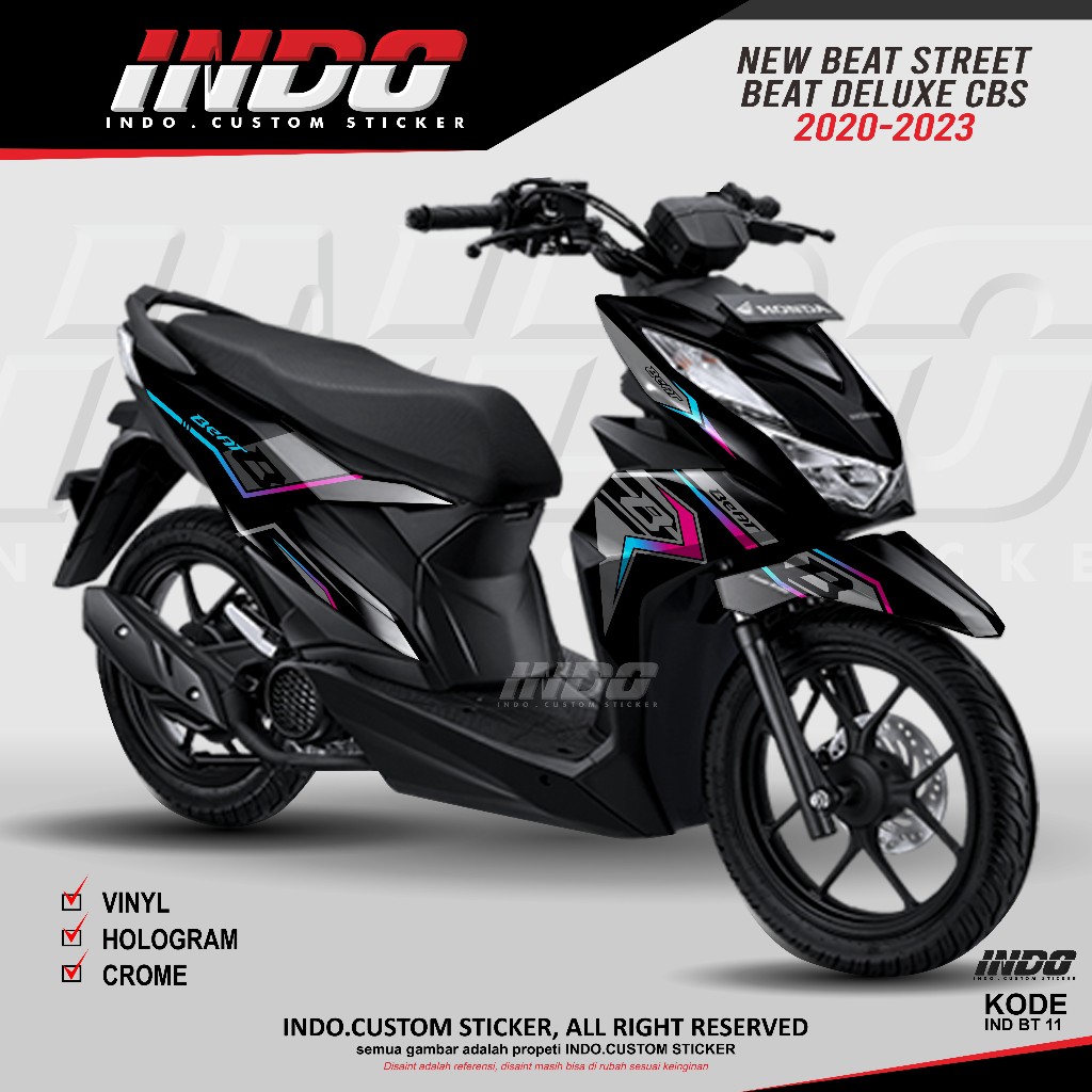 DECAL NEW BEAT STREET 2020-2023 NEW BEAT STREET/NEW BEAT DELUXE CBS CODE AS 11