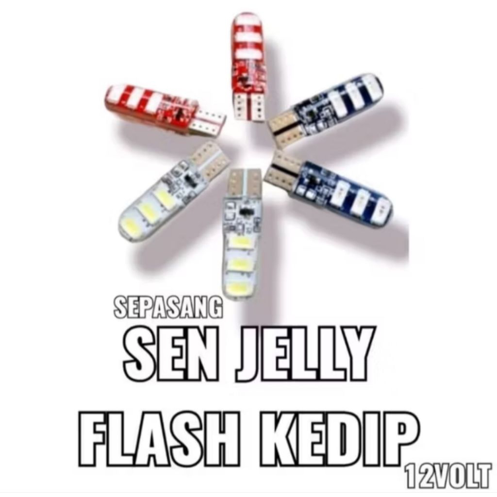 Sen Colok Sen Jelly กระพริบแฟลช T10 & Sen Jelly 6 LED