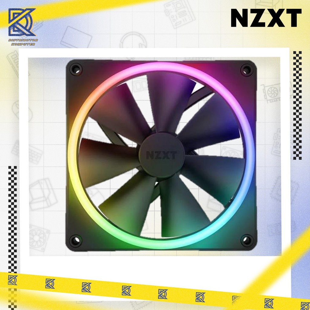 NZXT FAN CASING F140 RGB DUO - แพ็คเดียว