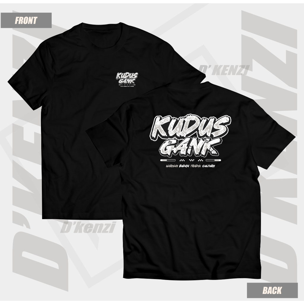 KATUN Kudus Gank เสื้อยืด Kudus Heritage Culture Tradition วัสดุผ้าฝ้าย เย็นสบาย