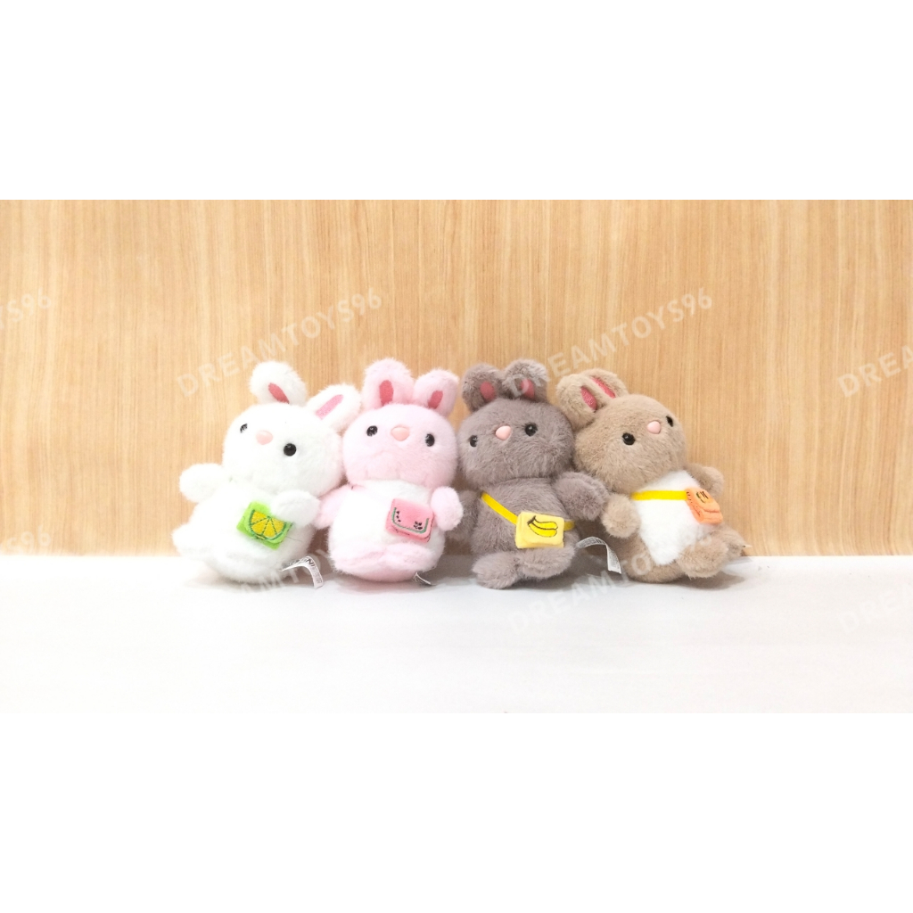 GANTUNGAN DREAMTOYS96 พวงกุญแจกระต่าย พร้อมกระเป๋าน่ารัก