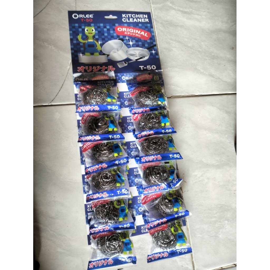 POT SHARPENER / WIRE SHARPENER / น้ํายาล้างหม้อ (ลูกบอลทําความสะอาด)