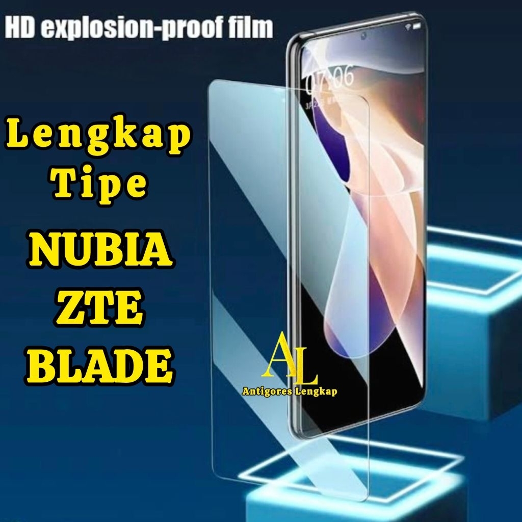 ALL TYPES NUBIA ZTE BLADE ANTI-SCRATCH PLAIN CLEAR TEMPERED GLASS CLEAR ALL TYPES