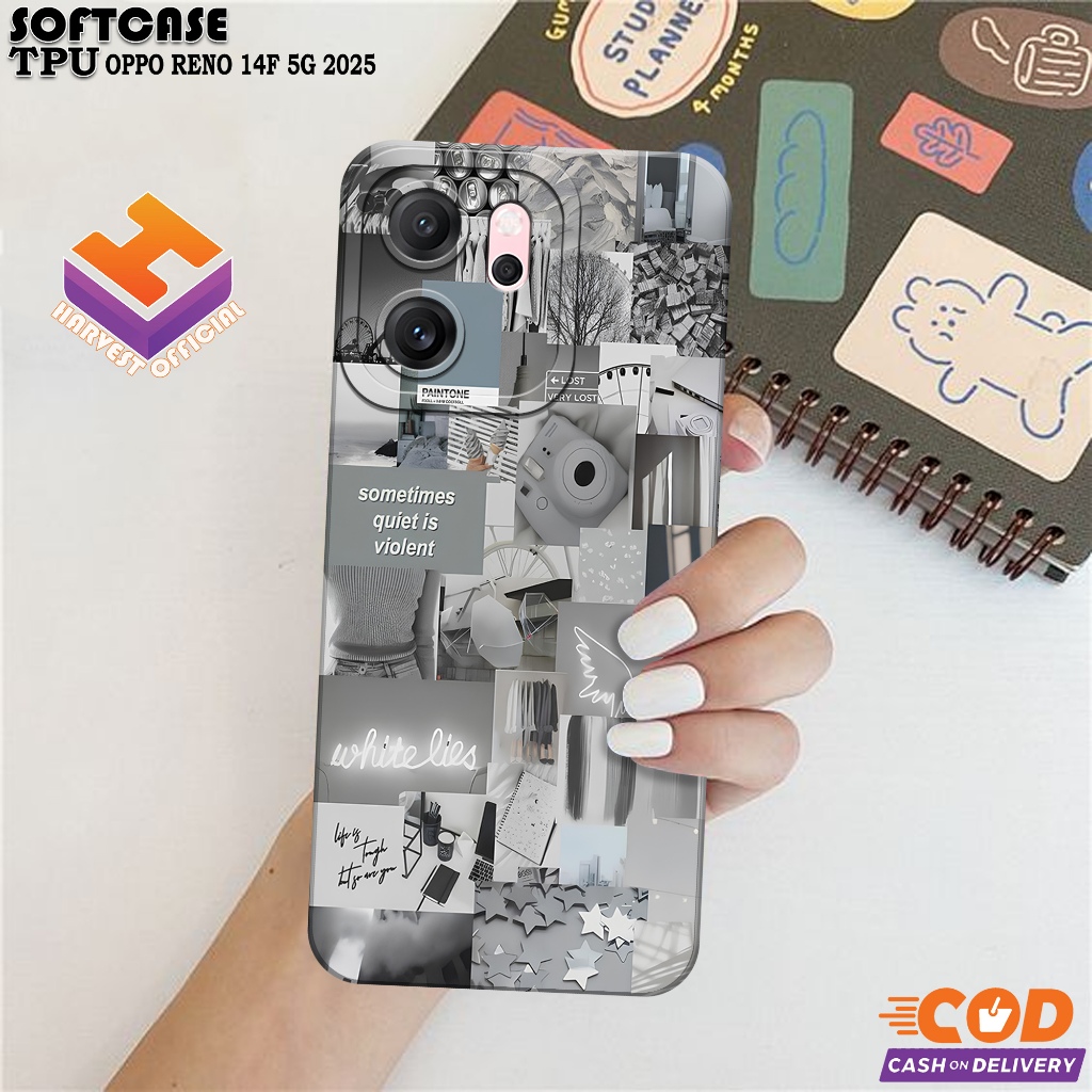 เคส Oppo Reno 14F 5G 2025 ล่าสุด - เคส Oppo Reno 14F 5G Softcase - เคส Pro Camera Softcase - Oppo Re